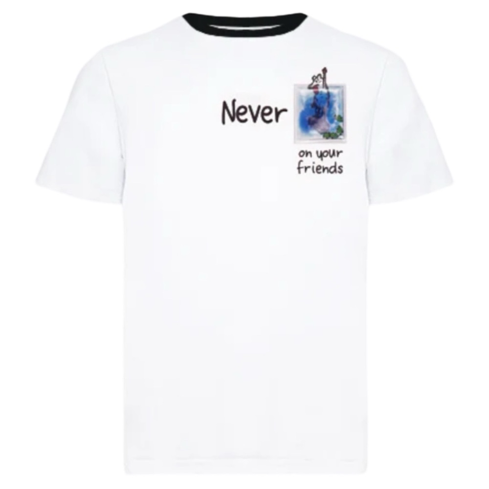 NWT THE HIDEOUT CLOTHING NEVER RAT SWIM WITH THE FISHES POCKET TEE
